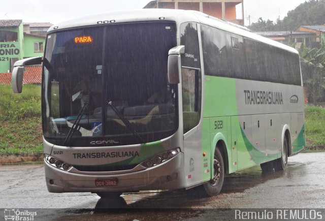 Transbrasiliana Transportes e Turismo 51221 na cidade de São Luís, Maranhão, Brasil, por Romulo de Oliveira Clementino. Número da foto: #2503044.