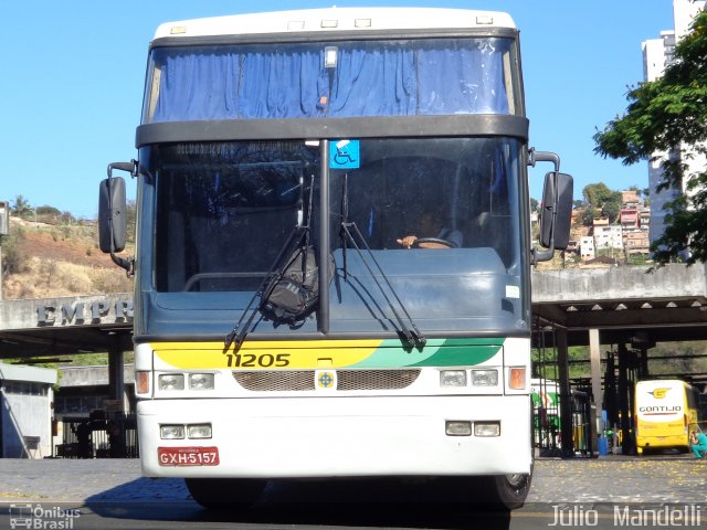 Empresa Gontijo de Transportes 11205 na cidade de Belo Horizonte, Minas Gerais, Brasil, por Júlio  Mandelli. ID da foto: 2505376.