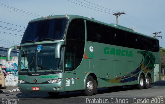 Viação Garcia 7767 na cidade de São Paulo, São Paulo, Brasil, por Cristiano Soares da Silva. Número da foto: #2504480.