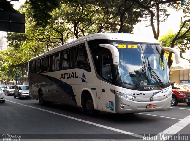 Cia Atual 4002 na cidade de Belo Horizonte, Minas Gerais, Brasil, por Adão Raimundo Marcelino. Número da foto: #2505625.