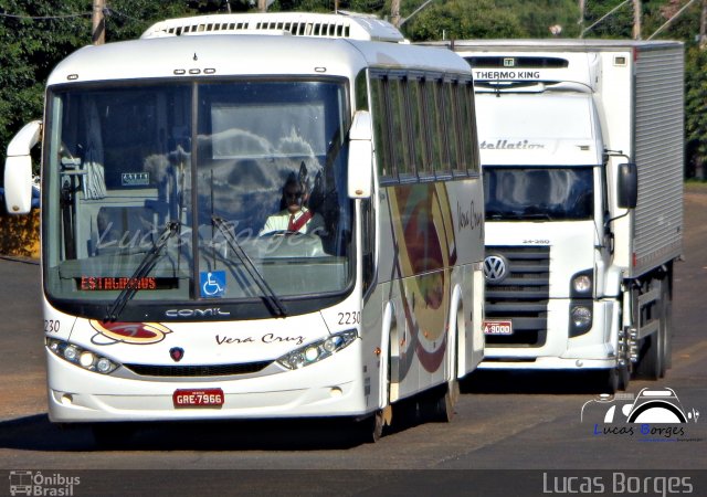 Vera Cruz Transporte e Turismo 2230 na cidade de Araxá, Minas Gerais, Brasil, por Lucas Borges . Número da foto: #2505535.