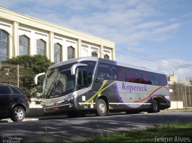 Kopereck Turismo 590 na cidade de Pelotas, Rio Grande do Sul, Brasil, por Felipe Alves. Número da foto: #2505778.