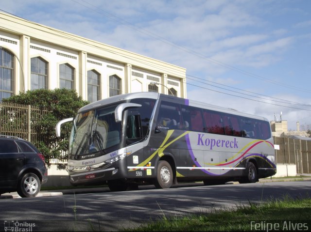 Kopereck Turismo 590 na cidade de Pelotas, Rio Grande do Sul, Brasil, por Felipe Alves. ID da foto: 2505778.