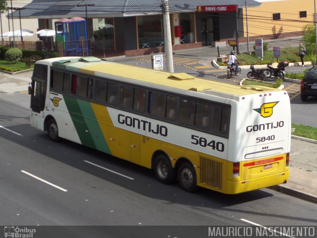 Empresa Gontijo de Transportes 5840 na cidade de Belo Horizonte, Minas Gerais, Brasil, por Maurício Nascimento. ID da foto: 2505447.