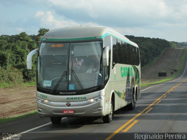 Viação Garcia 7866 na cidade de Santa Tereza do Oeste, Paraná, Brasil, por Reginaldo Pereira. Número da foto: #2505094.