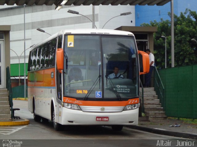 Viação Vale do Tietê 774 na cidade de São Paulo, São Paulo, Brasil, por Altair Júnior. Número da foto: #2506476.