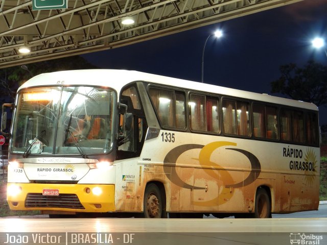 Rápido Girassol 1335 na cidade de Brasília, Distrito Federal, Brasil, por João Victor. ID da foto: 2507626.