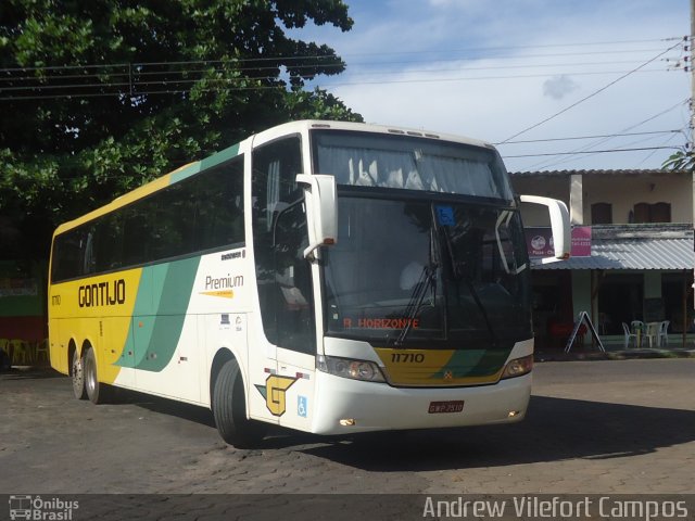 Empresa Gontijo de Transportes 11710 na cidade de Pirapora, Minas Gerais, Brasil, por Andrew Campos. ID da foto: 2507640.