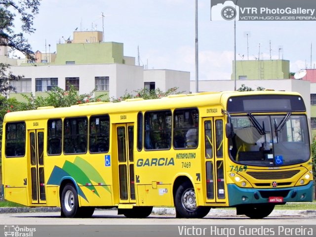 Viação Garcia 7469 na cidade de Maringá, Paraná, Brasil, por Victor Hugo Guedes Pereira. Número da foto: #2507524.