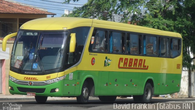 Expresso Cabral 180 na cidade de Natal, Rio Grande do Norte, Brasil, por David Franklin. Número da foto: #2506268.