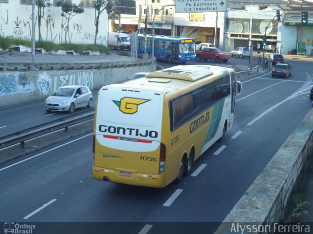 Empresa Gontijo de Transportes 11735 na cidade de Belo Horizonte, Minas Gerais, Brasil, por Alysson Ferreira. ID da foto: 2507788.