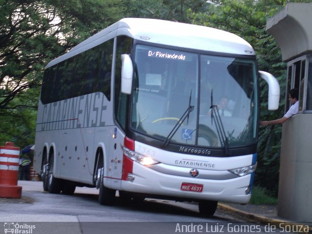 Auto Viação Catarinense 3363 na cidade de São Paulo, São Paulo, Brasil, por André Luiz Gomes de Souza. Número da foto: #2506393.