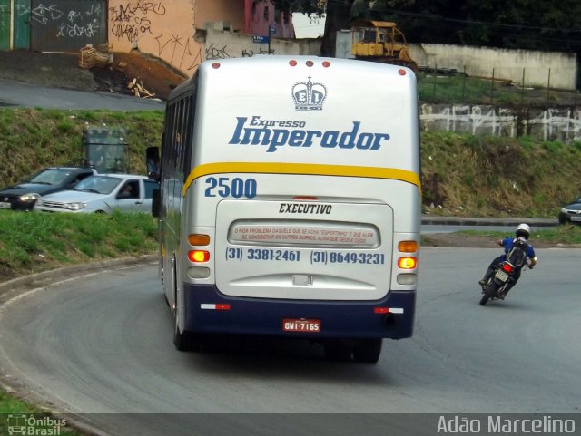 Expresso Imperador 2500 na cidade de Belo Horizonte, Minas Gerais, Brasil, por Adão Raimundo Marcelino. ID da foto: 2458530.