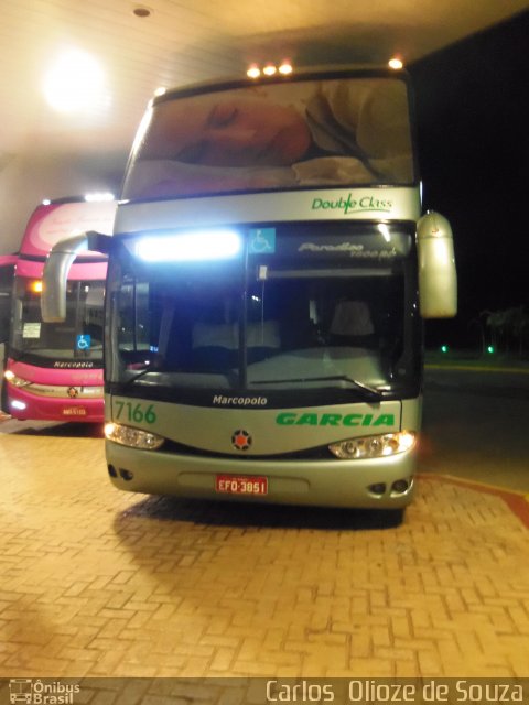 Viação Garcia 7166 na cidade de Ourinhos, São Paulo, Brasil, por Carlos  Olioze de Souza. Número da foto: #2458451.