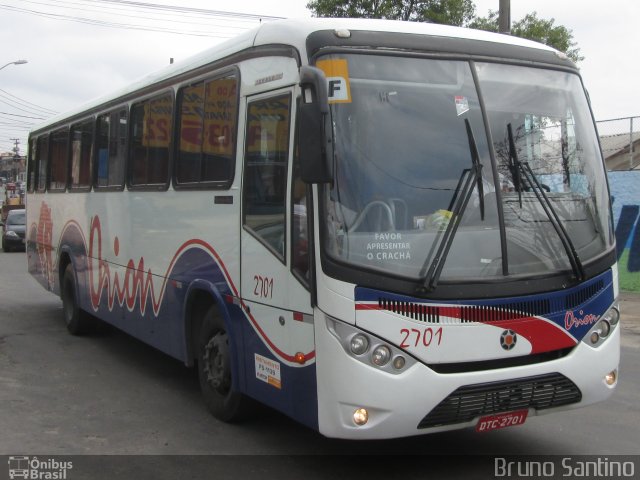 Turismo e Fretamento Orion Transportes 2701 na cidade de Embu das Artes, São Paulo, Brasil, por Bruno Santino. ID da foto: 2458225.