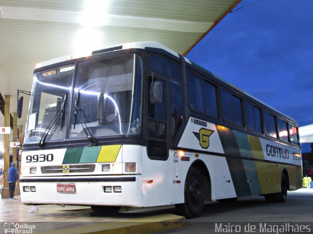 Empresa Gontijo de Transportes 9930 na cidade de João Monlevade, Minas Gerais, Brasil, por Mairo de Magalhães. ID da foto: 2457954.