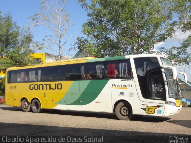 Empresa Gontijo de Transportes 11605 na cidade de Ji-Paraná, Rondônia, Brasil, por Claudio Aparecido de Deus Sobral. ID da foto: 2458476.