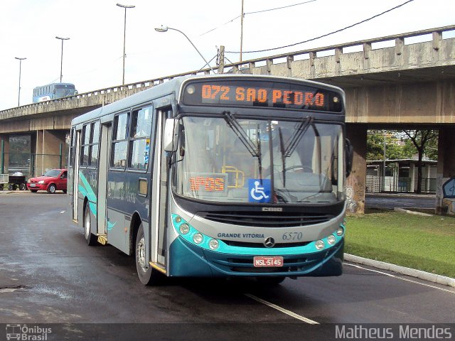 Viação Grande Vitória 6570 na cidade de Vitória, Espírito Santo, Brasil, por Matheus Mendes. ID da foto: 2457265.