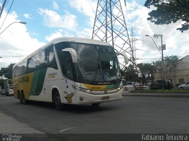 Empresa Gontijo de Transportes 18030 na cidade de Contagem, Minas Gerais, Brasil, por Fabiano Teixeira. ID da foto: 2458220.