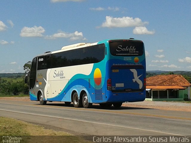 Expresso Satélite Norte 9300 na cidade de Piranhas, Goiás, Brasil, por Carlos Alexsandro Sousa Morais. ID da foto: 2508131.