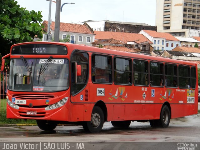 Viação Primor 36-077 na cidade de São Luís, Maranhão, Brasil, por João Victor. ID da foto: 2508862.