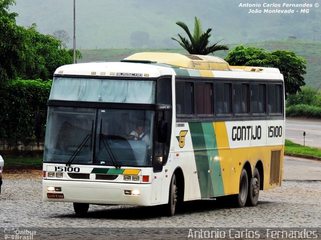 Empresa Gontijo de Transportes 15100 na cidade de João Monlevade, Minas Gerais, Brasil, por Antonio Carlos Fernandes. ID da foto: 2508323.