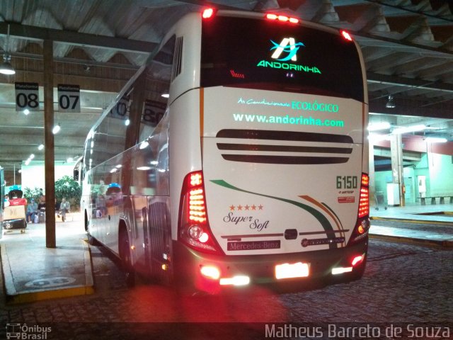 Empresa de Transportes Andorinha 6150 na cidade de Americana, São Paulo, Brasil, por Matheus Barreto de Souza. Número da foto: #2508213.