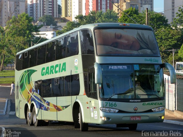 Viação Garcia 7166 na cidade de Ribeirão Preto, São Paulo, Brasil, por Fernando Reis. Número da foto: #2508188.