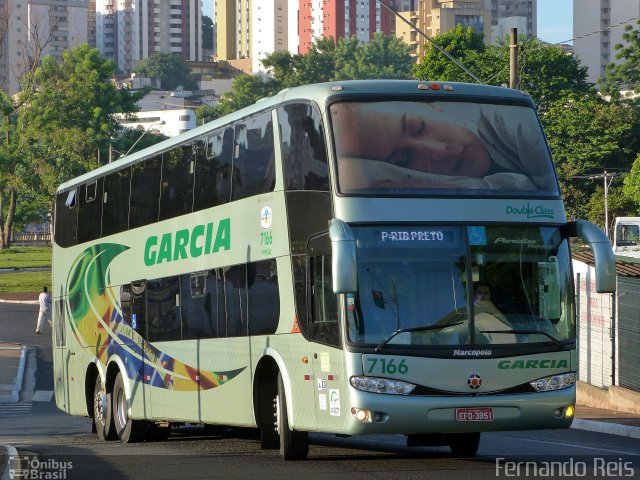 Viação Garcia 7166 na cidade de Ribeirão Preto, São Paulo, Brasil, por Fernando Reis. ID da foto: 2508188.