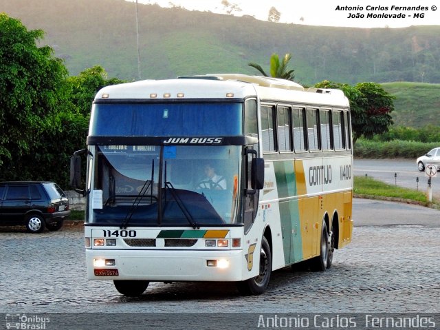 Empresa Gontijo de Transportes 11400 na cidade de João Monlevade, Minas Gerais, Brasil, por Antonio Carlos Fernandes. ID da foto: 2459757.