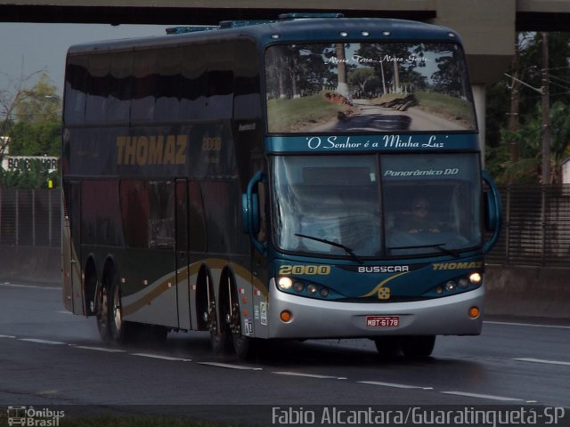 Transportes Thomaz 2000 na cidade de Guaratinguetá, São Paulo, Brasil, por Fabio Alcantara. Número da foto: #2459438.
