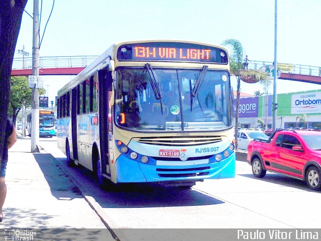 Master Transportes Coletivos de Passageiros RJ 159.007 na cidade de Rio de Janeiro, Rio de Janeiro, Brasil, por Paulo Vitor Lima. Número da foto: #2459415.