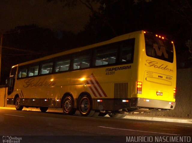 Viação Itapemirim 45301 na cidade de Belo Horizonte, Minas Gerais, Brasil, por Maurício Nascimento. ID da foto: 2462300.