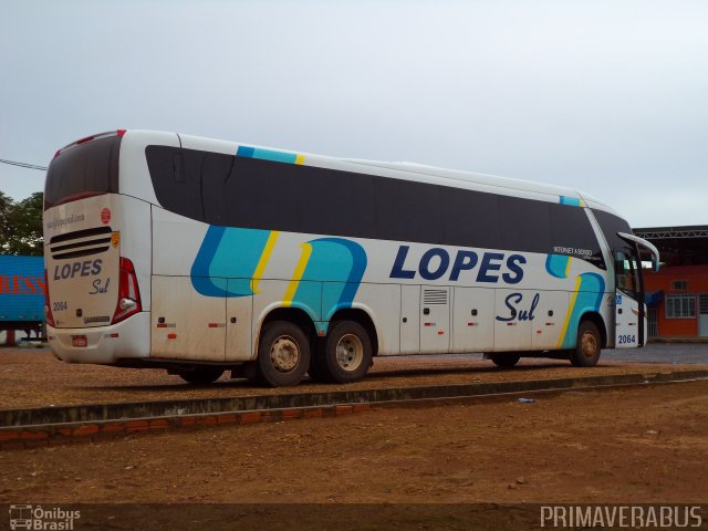 LopeSul Transportes - Lopes e Oliveira Transportes e Turismo - Lopes Sul 2064 na cidade de Primavera do Leste, Mato Grosso, Brasil, por Alexandre Rodrigo. Número da foto: #2462129.