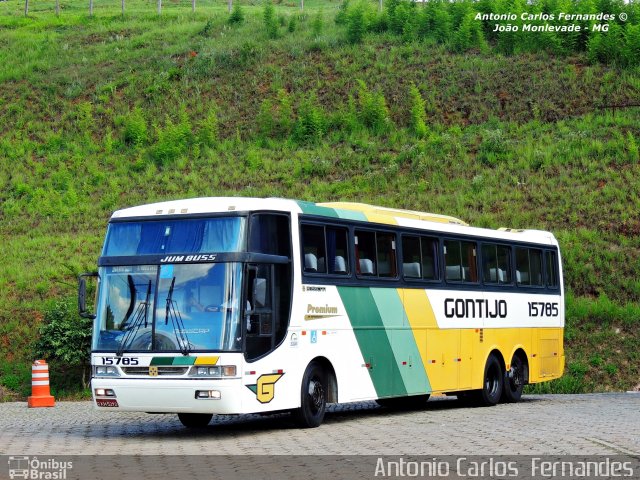 Empresa Gontijo de Transportes 15785 na cidade de João Monlevade, Minas Gerais, Brasil, por Antonio Carlos Fernandes. ID da foto: 2461127.