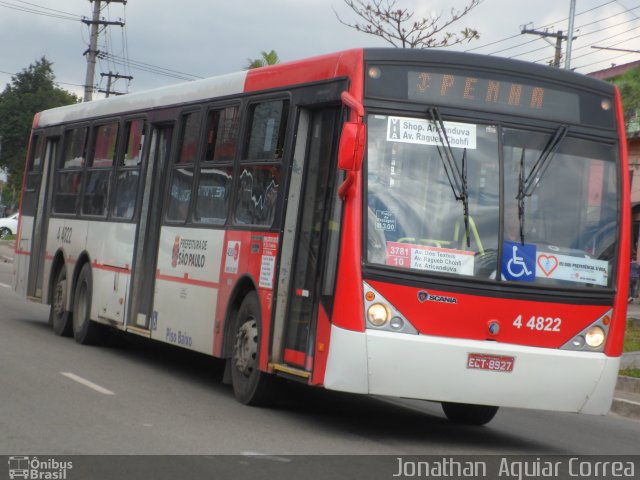 Nova Aliança  4 > Empresa de Transportes Novo Horizonte 4 4822 na cidade de São Paulo, São Paulo, Brasil, por Jonathan  Aguiar Correa. Número da foto: #2461048.