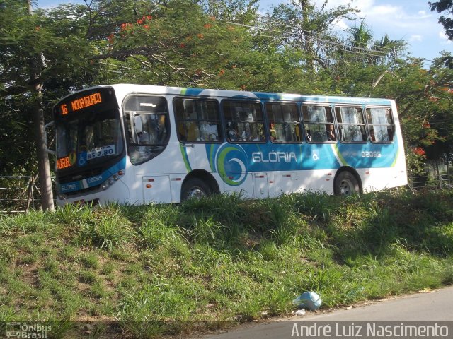 Expresso Nossa Senhora da Glória 02095 na cidade de Nova Iguaçu, Rio de Janeiro, Brasil, por André Luiz Nascimento. Número da foto: #2460914.