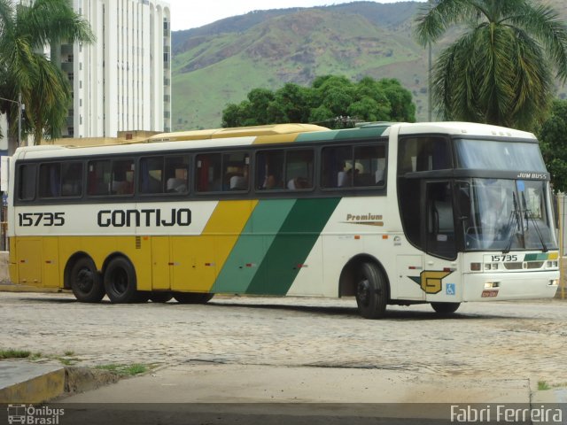 Empresa Gontijo de Transportes 15735 na cidade de Governador Valadares, Minas Gerais, Brasil, por Fabri Ferreira. ID da foto: 2462210.