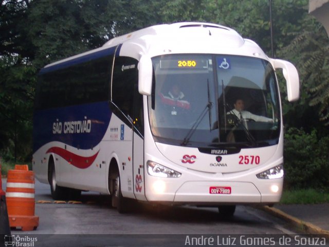 Viação São Cristóvão 2570 na cidade de São Paulo, São Paulo, Brasil, por André Luiz Gomes de Souza. ID da foto: 2462477.