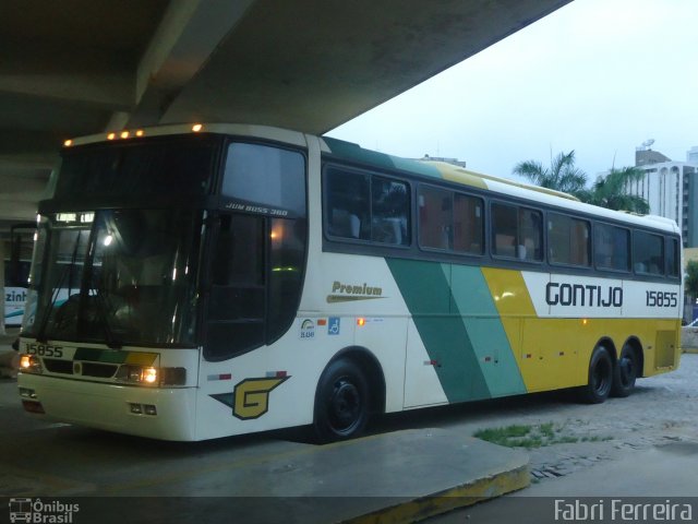 Empresa Gontijo de Transportes 15855 na cidade de Governador Valadares, Minas Gerais, Brasil, por Fabri Ferreira. ID da foto: 2462853.