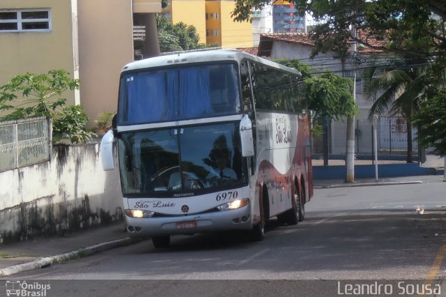 Expresso São Luiz 6970 na cidade de Cuiabá, Mato Grosso, Brasil, por [Leandro Sousa]. ID da foto: 2463399.