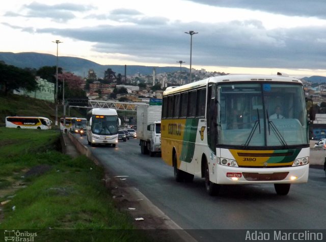 Empresa Gontijo de Transportes 3180 na cidade de Belo Horizonte, Minas Gerais, Brasil, por Adão Raimundo Marcelino. ID da foto: 2463935.