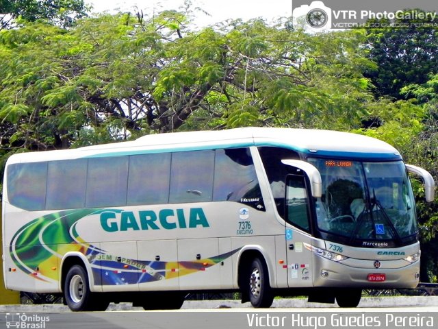 Viação Garcia 7376 na cidade de Maringá, Paraná, Brasil, por Victor Hugo Guedes Pereira. Número da foto: #2462914.