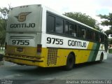 Empresa Gontijo de Transportes 9755 na cidade de Curvelo, Minas Gerais, Brasil, por Josimar Vieira. ID da foto: :id.