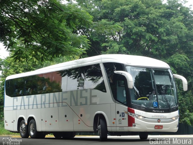 Auto Viação Catarinense 3367 na cidade de São Paulo, São Paulo, Brasil, por Gabriel Moura. Número da foto: #2464323.