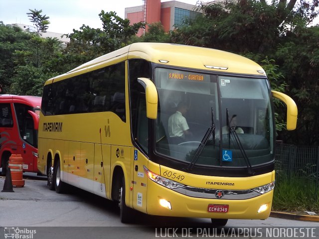 Viação Itapemirim 60549 na cidade de São Paulo, São Paulo, Brasil, por Luis de Ricado Brito. Número da foto: #2465782.