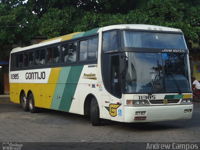 Empresa Gontijo de Transportes 11385 na cidade de Pirapora, Minas Gerais, Brasil, por Andrew Campos. ID da foto: 2465816.