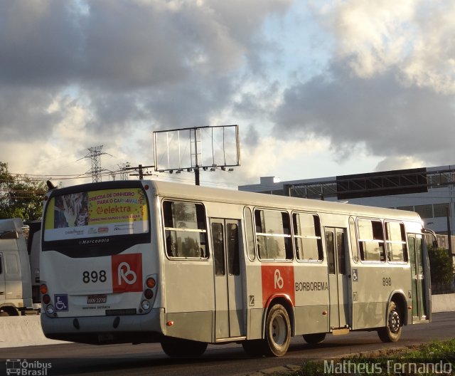 Borborema Imperial Transportes 898 na cidade de Recife, Pernambuco, Brasil, por Matheus Fernando. Número da foto: #2466267.