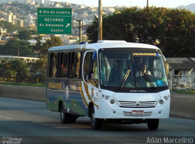 Paganini > Pagani Fretamentos Vip 460 na cidade de Belo Horizonte, Minas Gerais, Brasil, por Adão Raimundo Marcelino. Número da foto: #2468038.