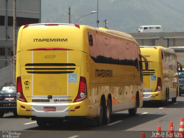 Viação Itapemirim 60539 na cidade de Rio de Janeiro, Rio de Janeiro, Brasil, por Junior Almeida. Número da foto: #2468247.